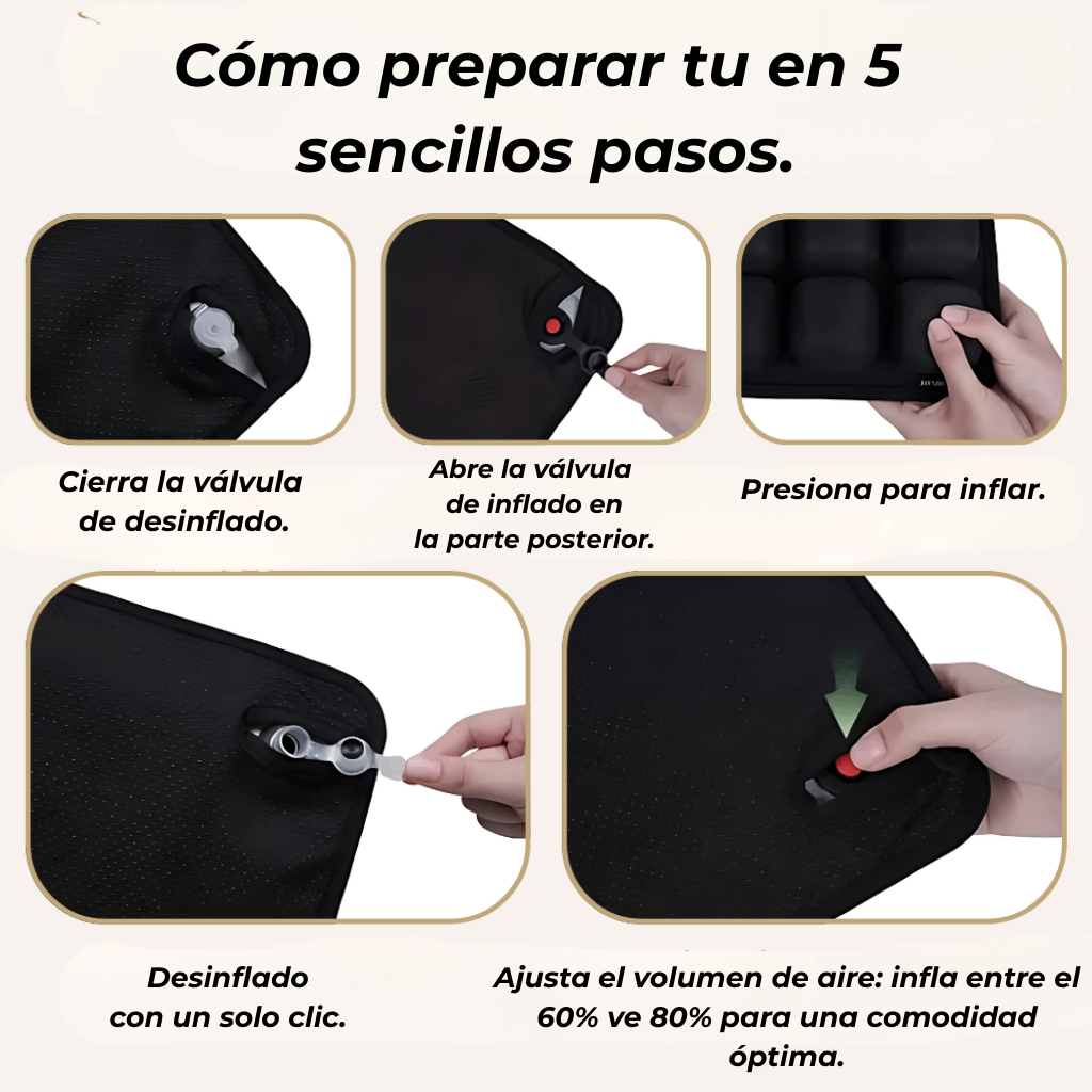 Cojín Ortopédico De Aire Ergonómico